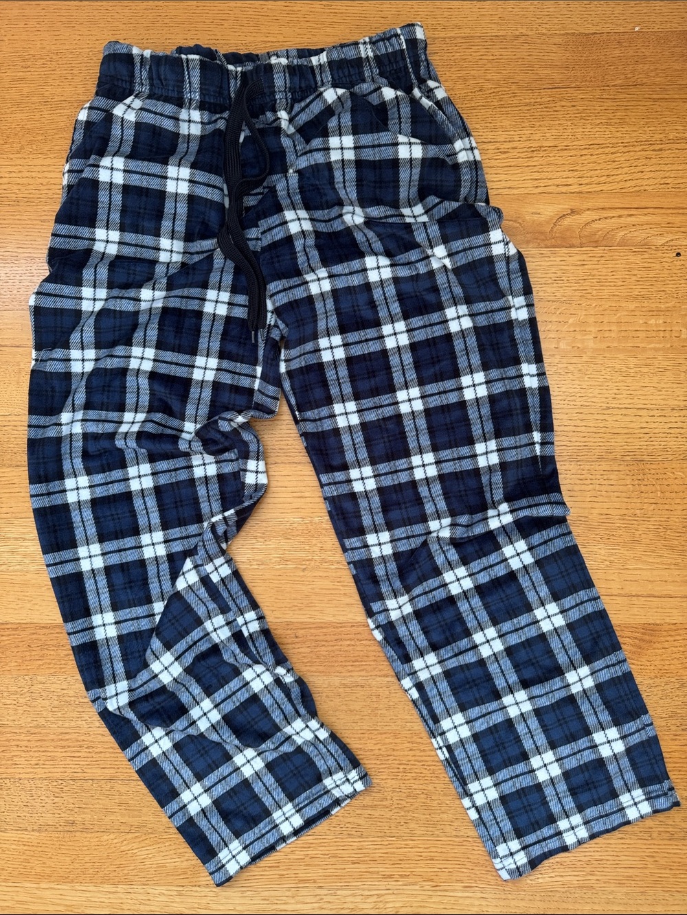 Dockers Navy and White Plaid Pajama Pants